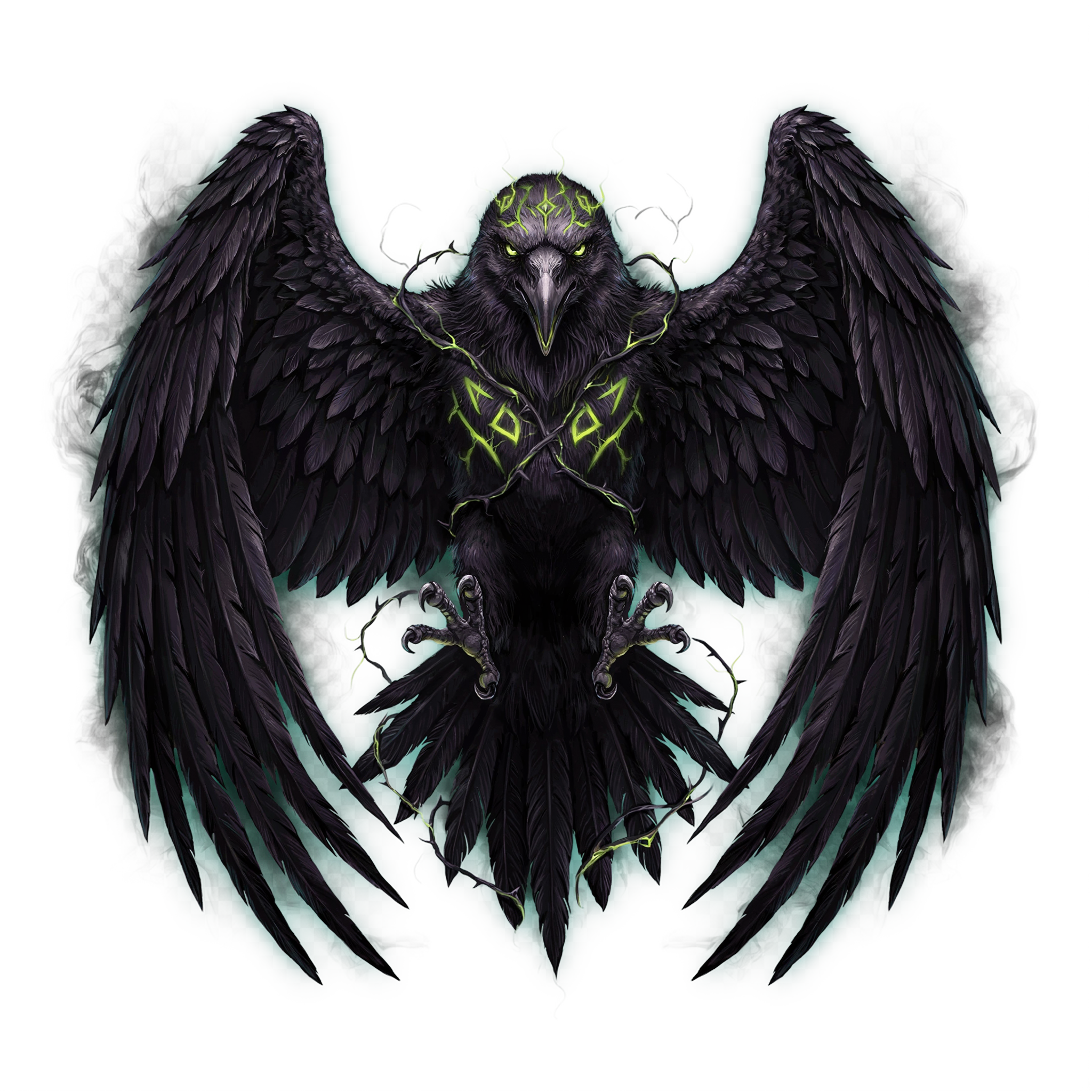 Cursed Raven — cursed forest